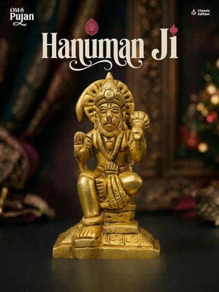 Shree Hanuman Ji Brass Idol - Classic Edition