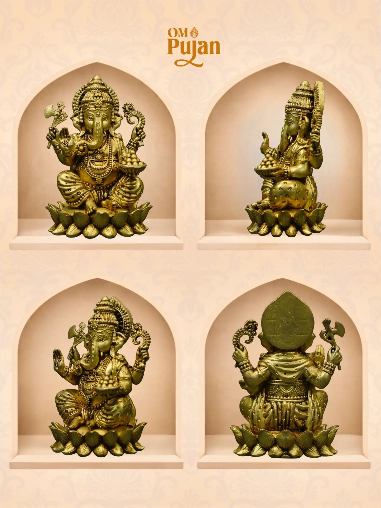 Shree Ganesh Ji Brass Idol – Signature Edition