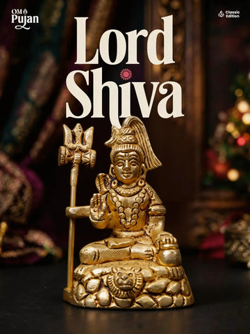 Brass Lord Shiva Idol - Classic Edition