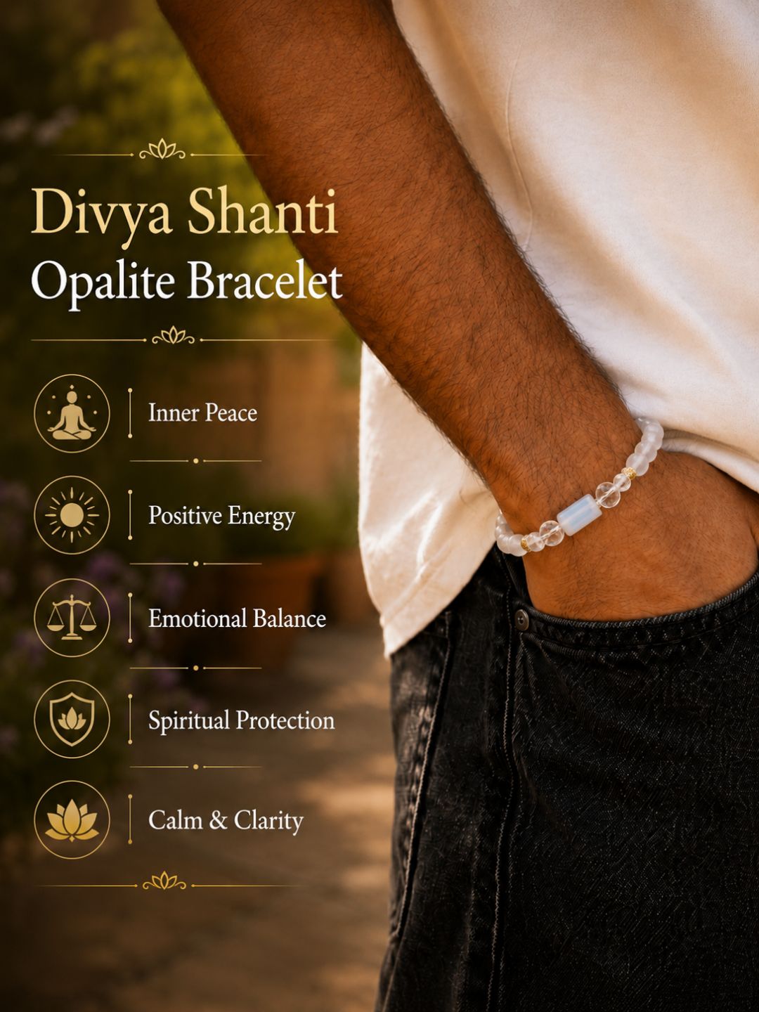 Divya Shanti Opalite Bracelet