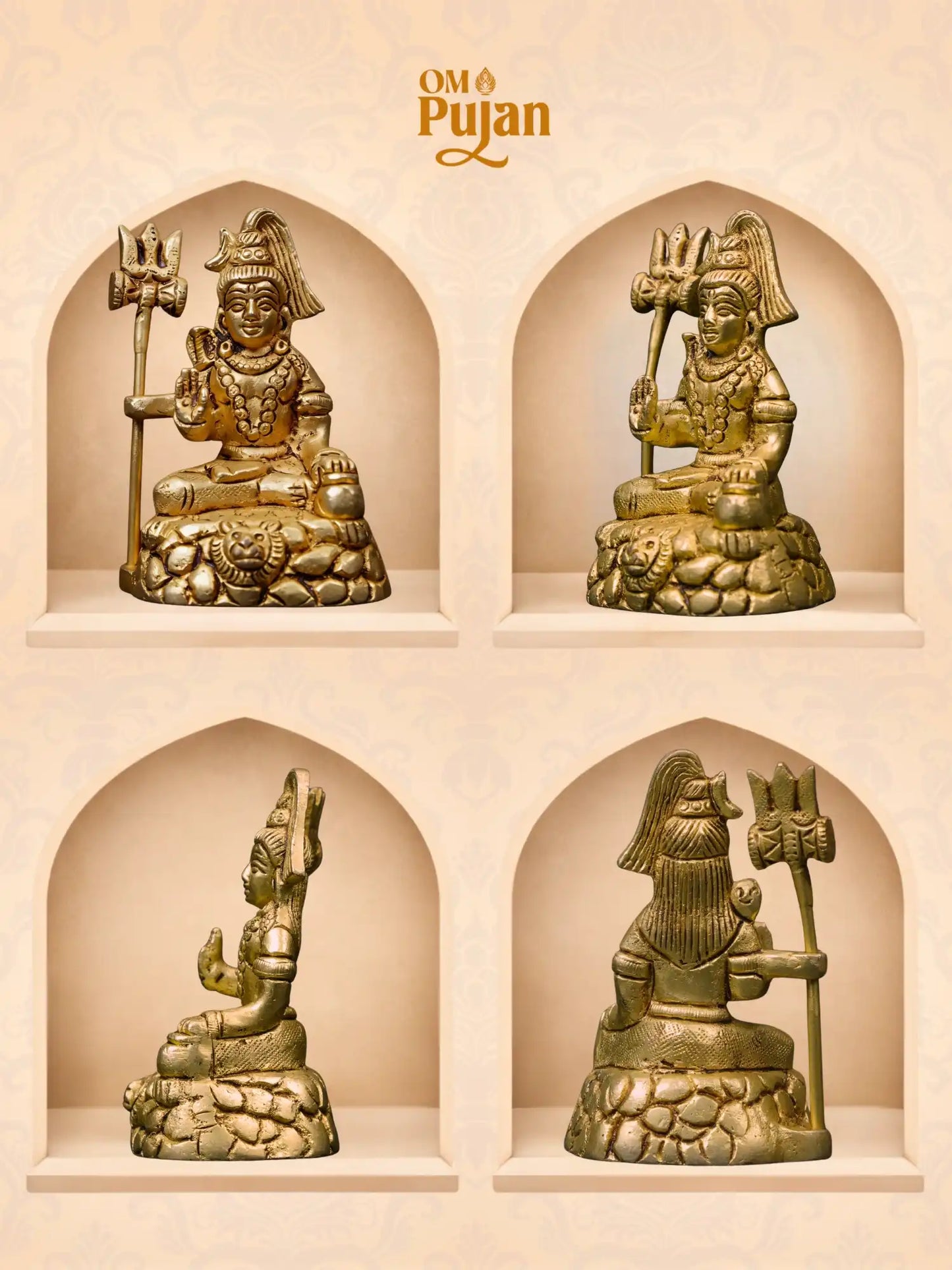 Brass Lord Shiva Idol - Classic Edition