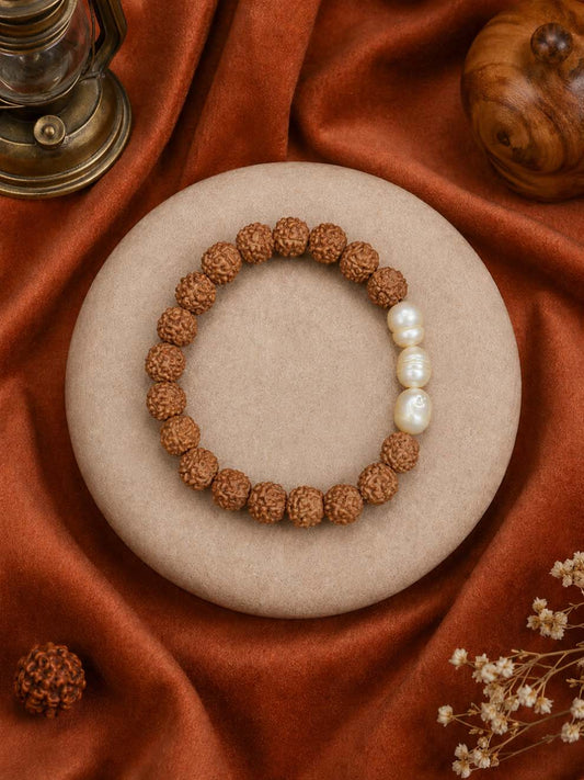 Rudraksha Pearl Shanti Bracelet