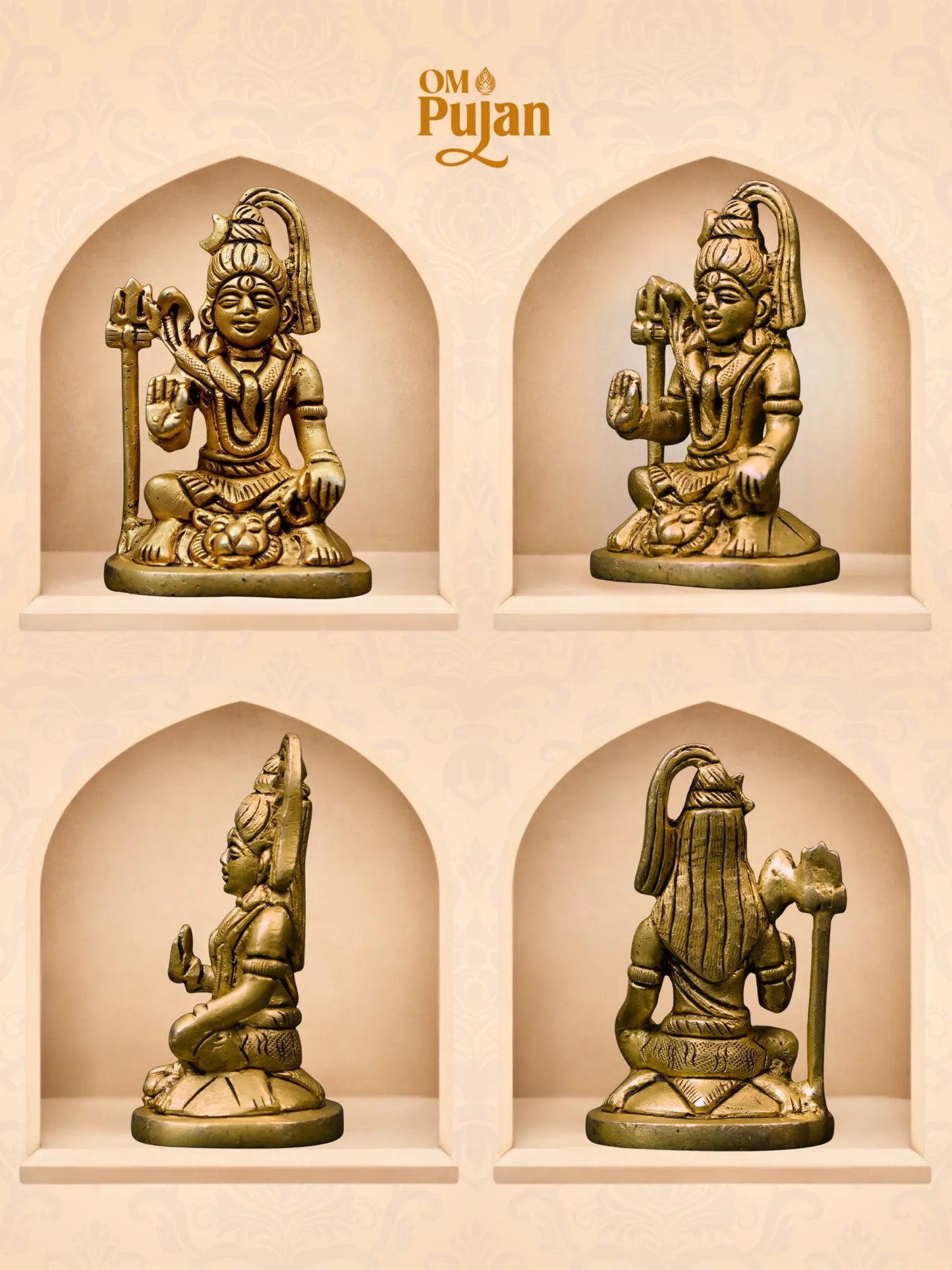 Brass Lord Shiva Murti – Classic Edition