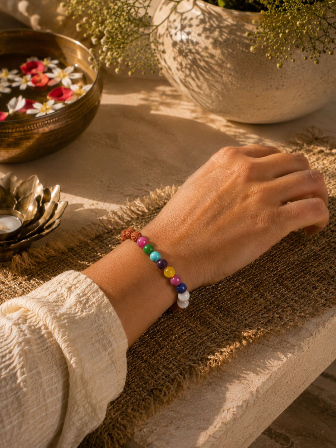 Navrang Rudraksha Spiritual Bracelet