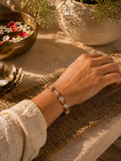 Divya Rudraksha Crystal Bracelet