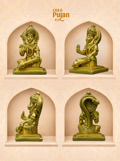 Shree Hanuman Ji Brass Idol - Classic Edition