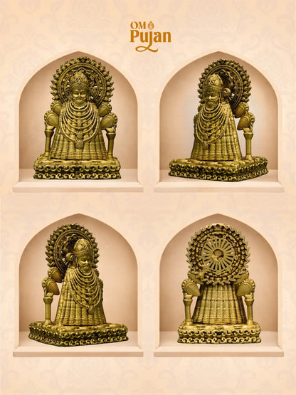 Khatu Shyam Ji Brass Idol - Signature Edition