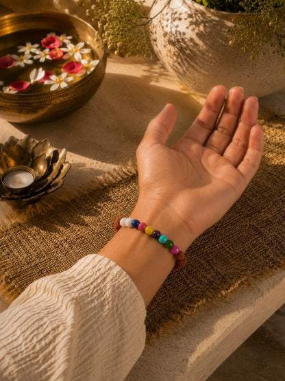 Navrang Rudraksha Spiritual Bracelet