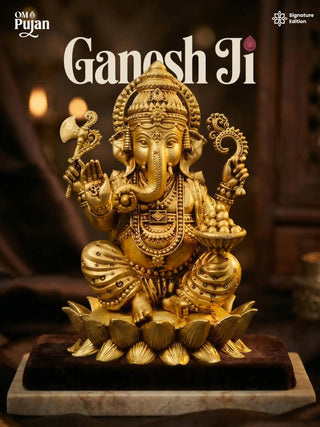 Shree Ganesh Ji Brass Idol – Signature Edition