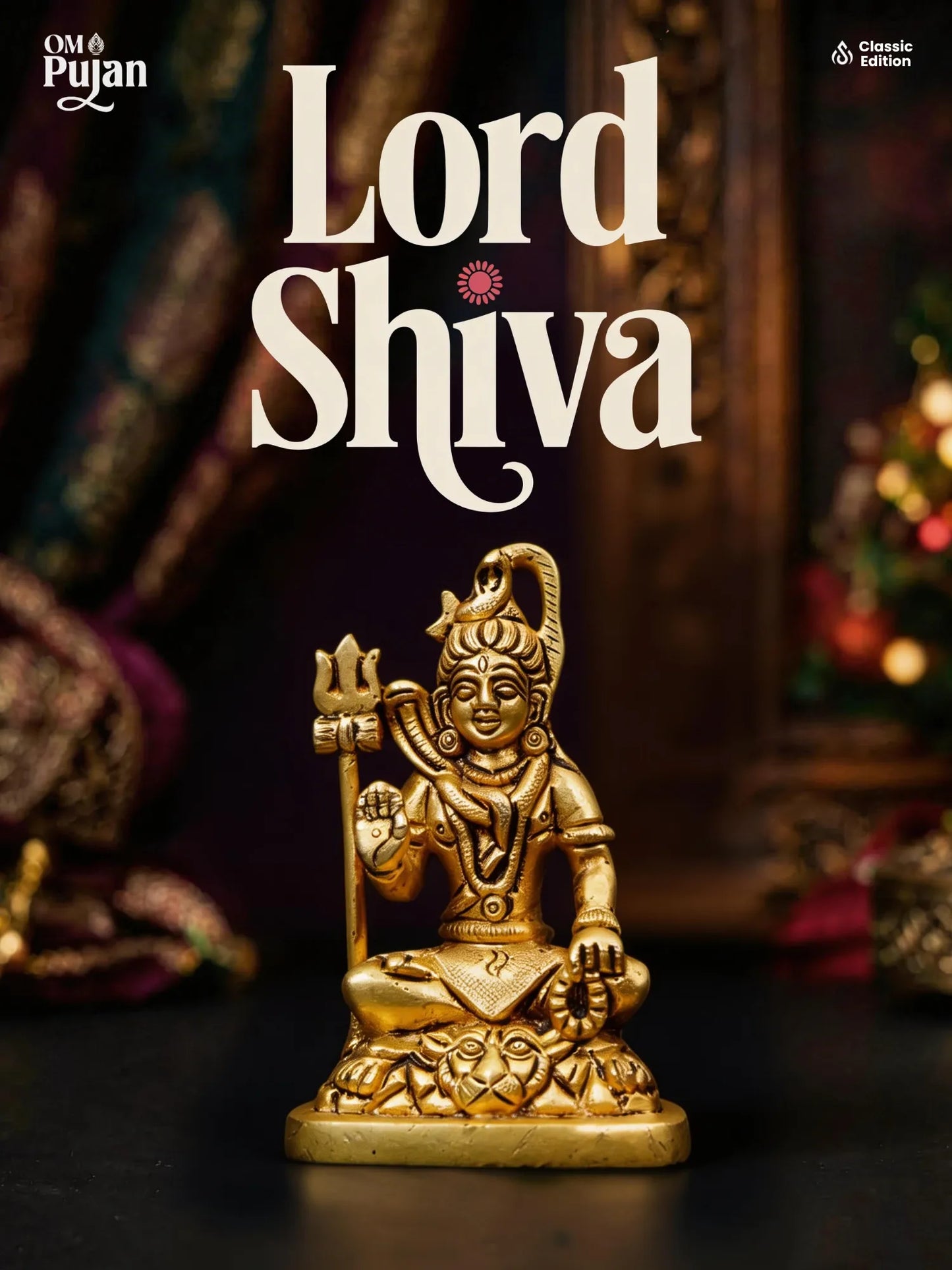 Shiv Shakti Brass Murti – Classic Edition