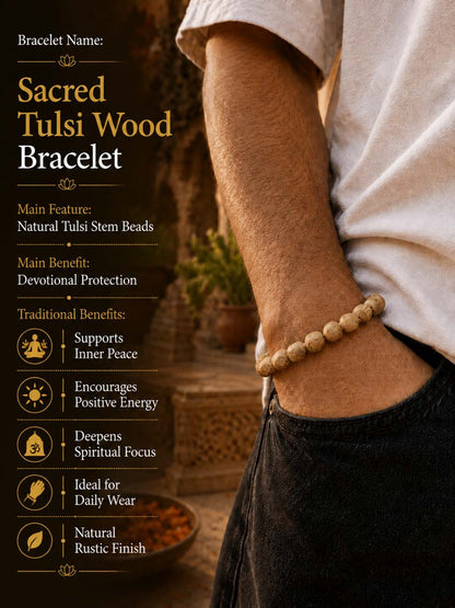 Sacred Tulsi Wood Bracelet