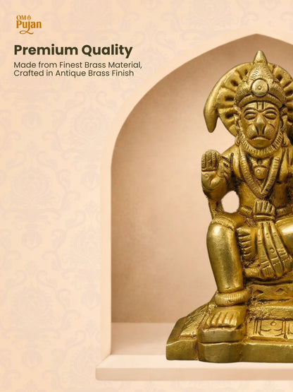 Shree Hanuman Ji Brass Idol - Classic Edition