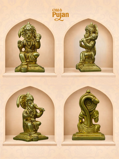 Shree Hanuman Ji Brass Idol - Classic Edition