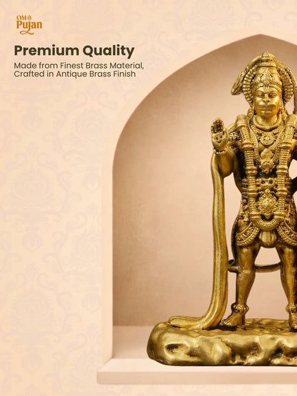 Shree Hanuman Ji Brass Idol - Signature Edition
