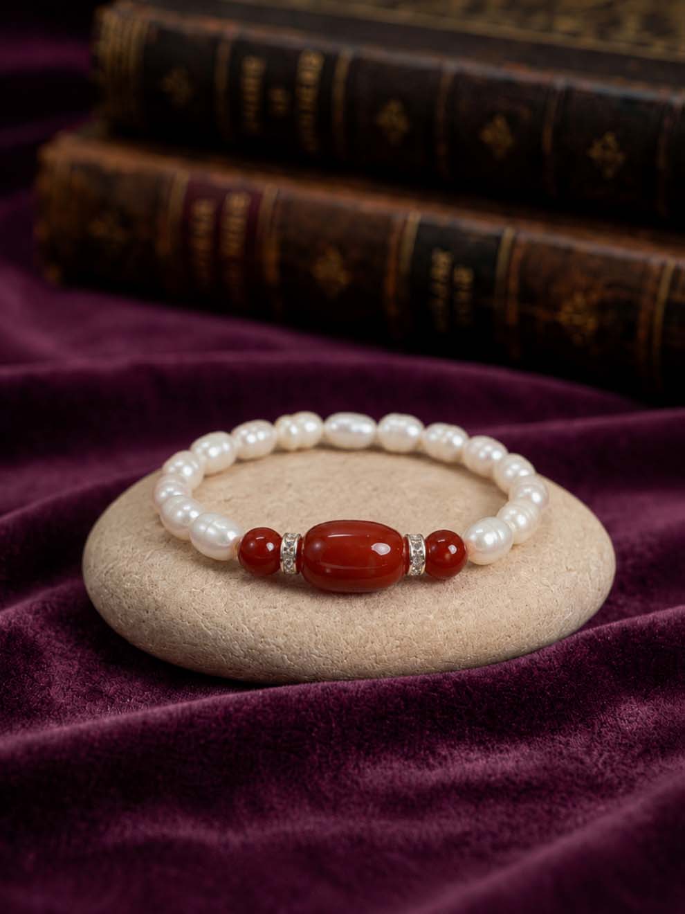 Scarlet Grace Pearl Bracelet