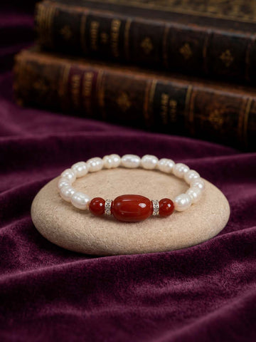 Scarlet Grace Pearl Bracelet