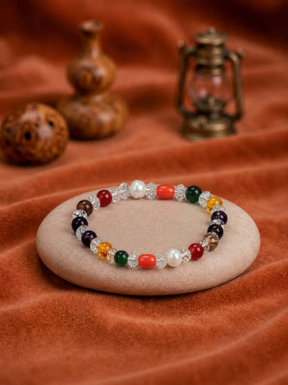 Navratna Crystal Harmony Bracelet