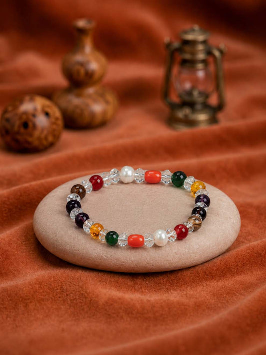 Navratna Crystal Harmony Bracelet