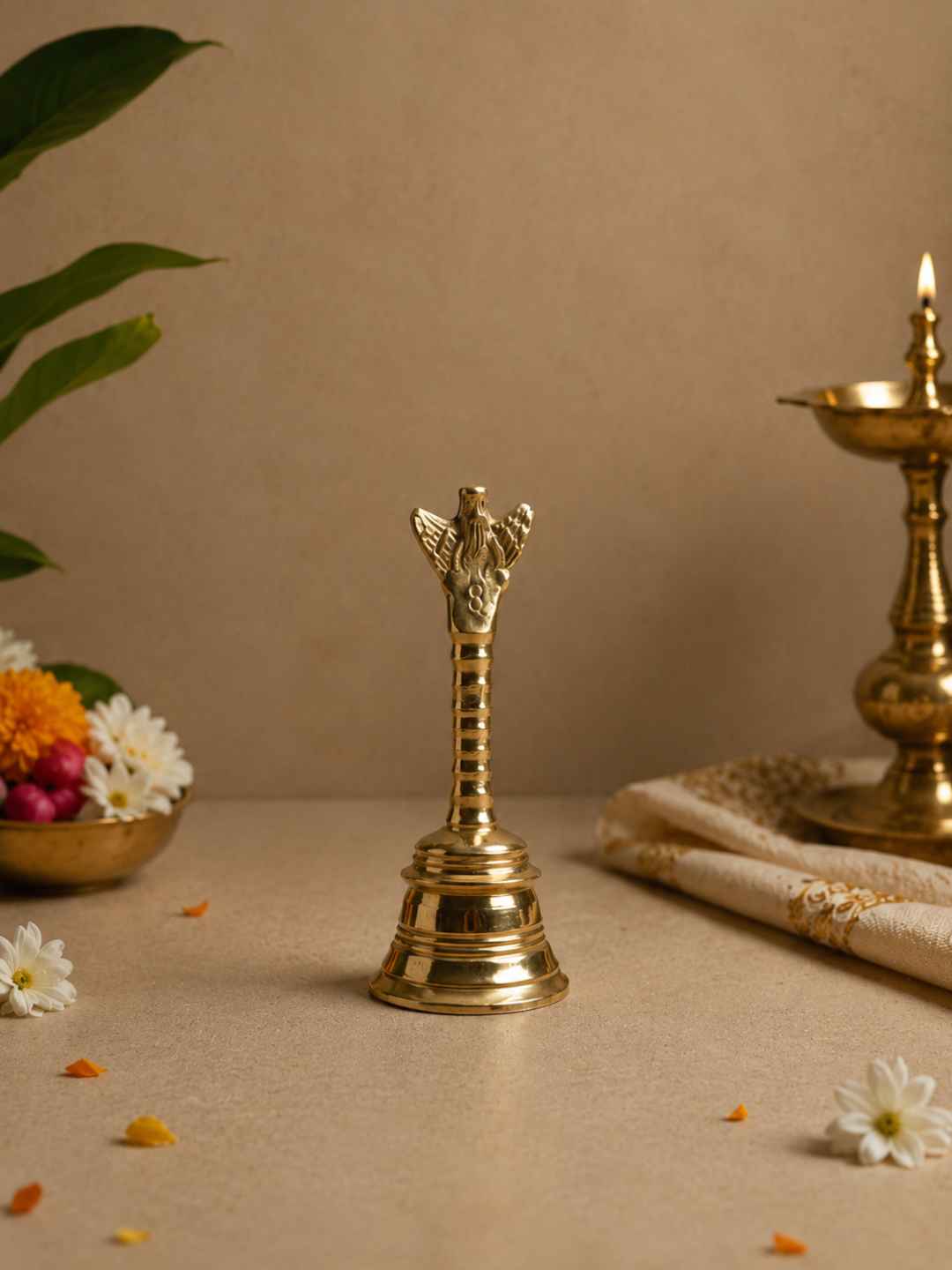 Garuda Brass Pooja Ghanti