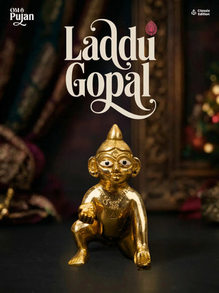 Brass Laddu Gopal Murti
