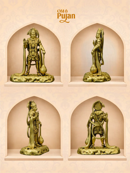 Shree Hanuman Ji Brass Idol - Signature Edition