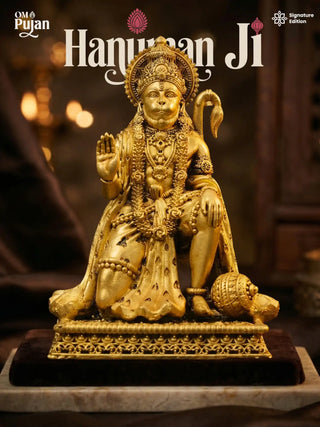 Shree Hanuman Ji Brass Idol - Signature Edition