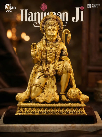 Shree Hanuman Ji Brass Idol - Signature Edition