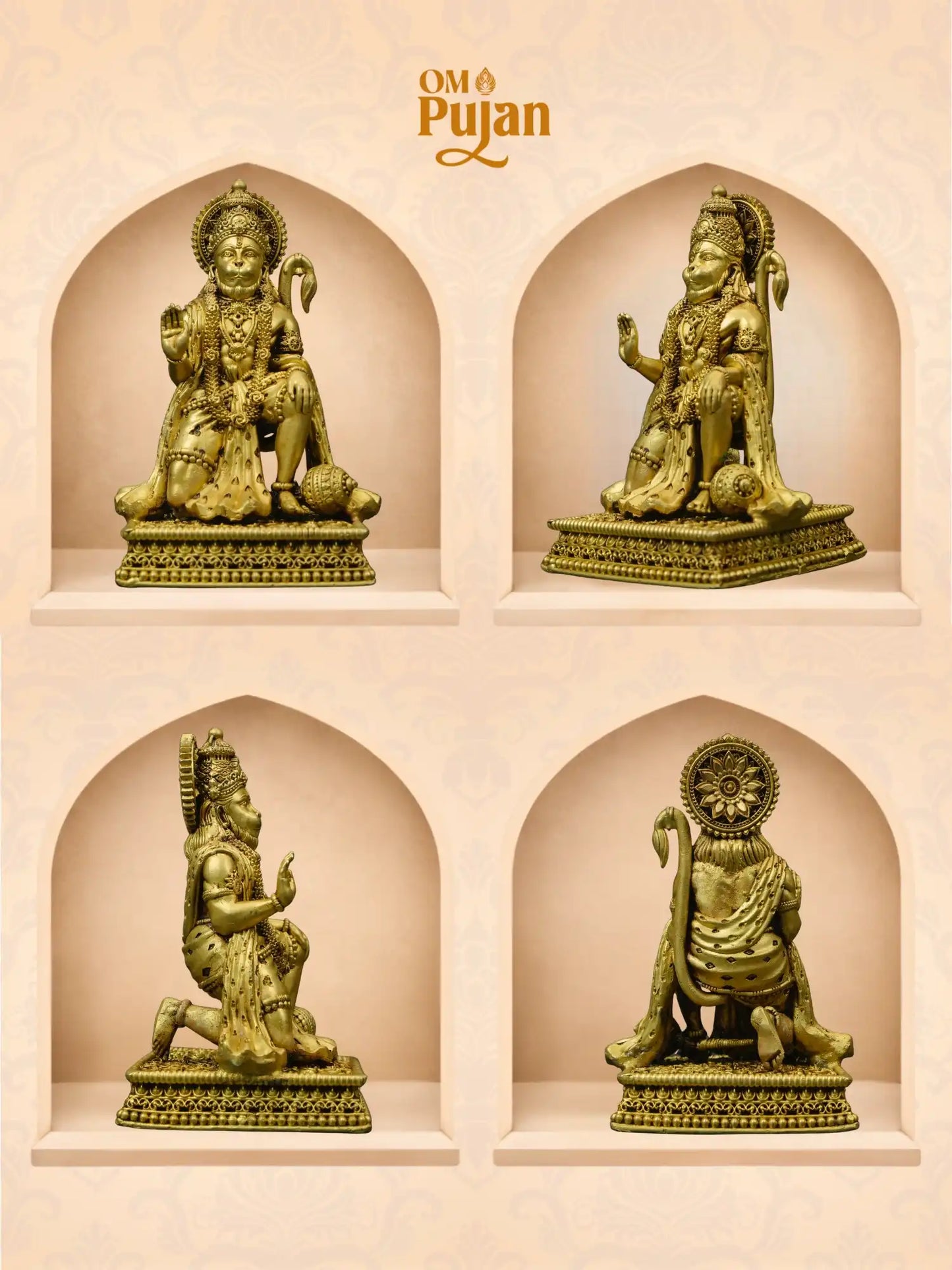 Shree Hanuman Ji Brass Idol - Signature Edition