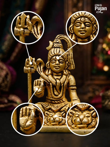 Brass Lord Shiva Murti – Classic Edition