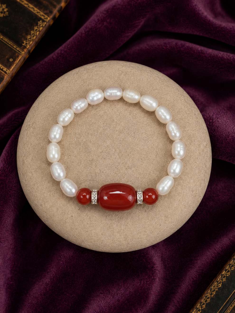 Scarlet Grace Pearl Bracelet