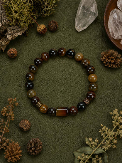 Multi Tiger Eye Strength Bracelet
