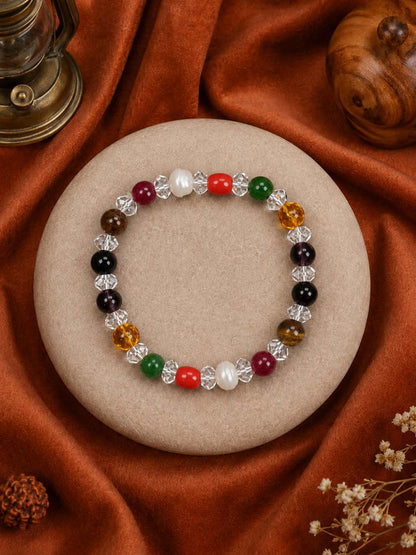 Navratna Crystal Harmony Bracelet