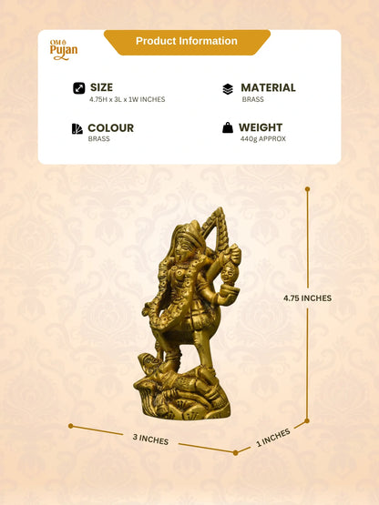 Kali Mata Brass Idol - Classic edition