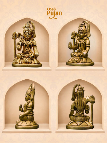 Brass Lord Shiva Murti – Classic Edition