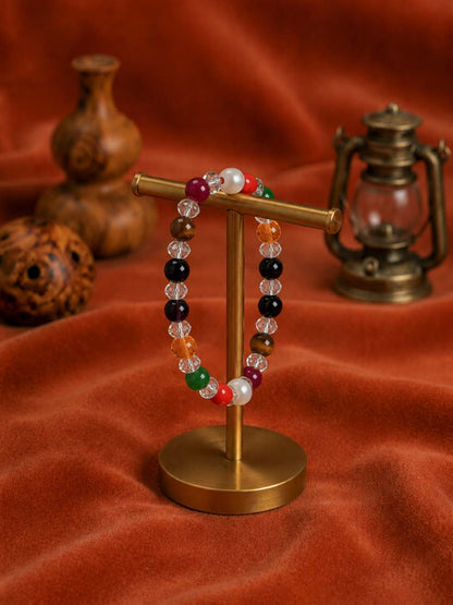 Navratna Crystal Harmony Bracelet