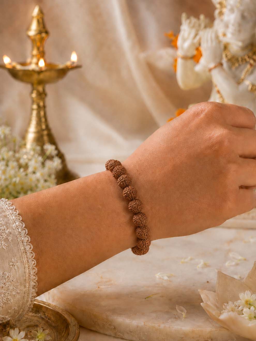 7 Mukhi Rudraksha Prosperity Bracelet