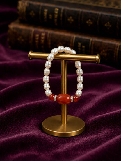 Scarlet Grace Pearl Bracelet