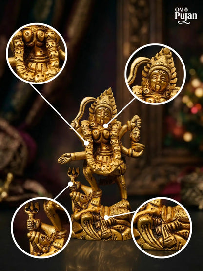 Kali Mata Brass Idol - Classic edition