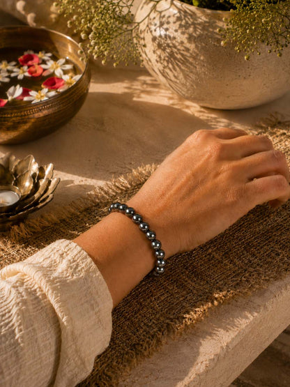 Hematite Strength & Protection Bracelet