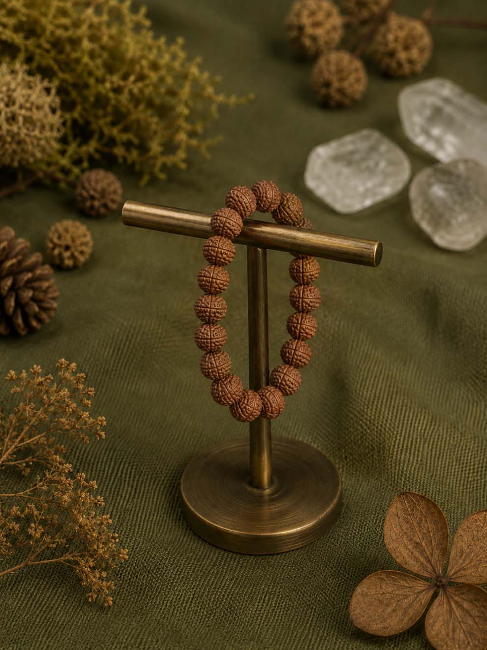 8 Mukhi Rudraksha Ganesha Bracelet