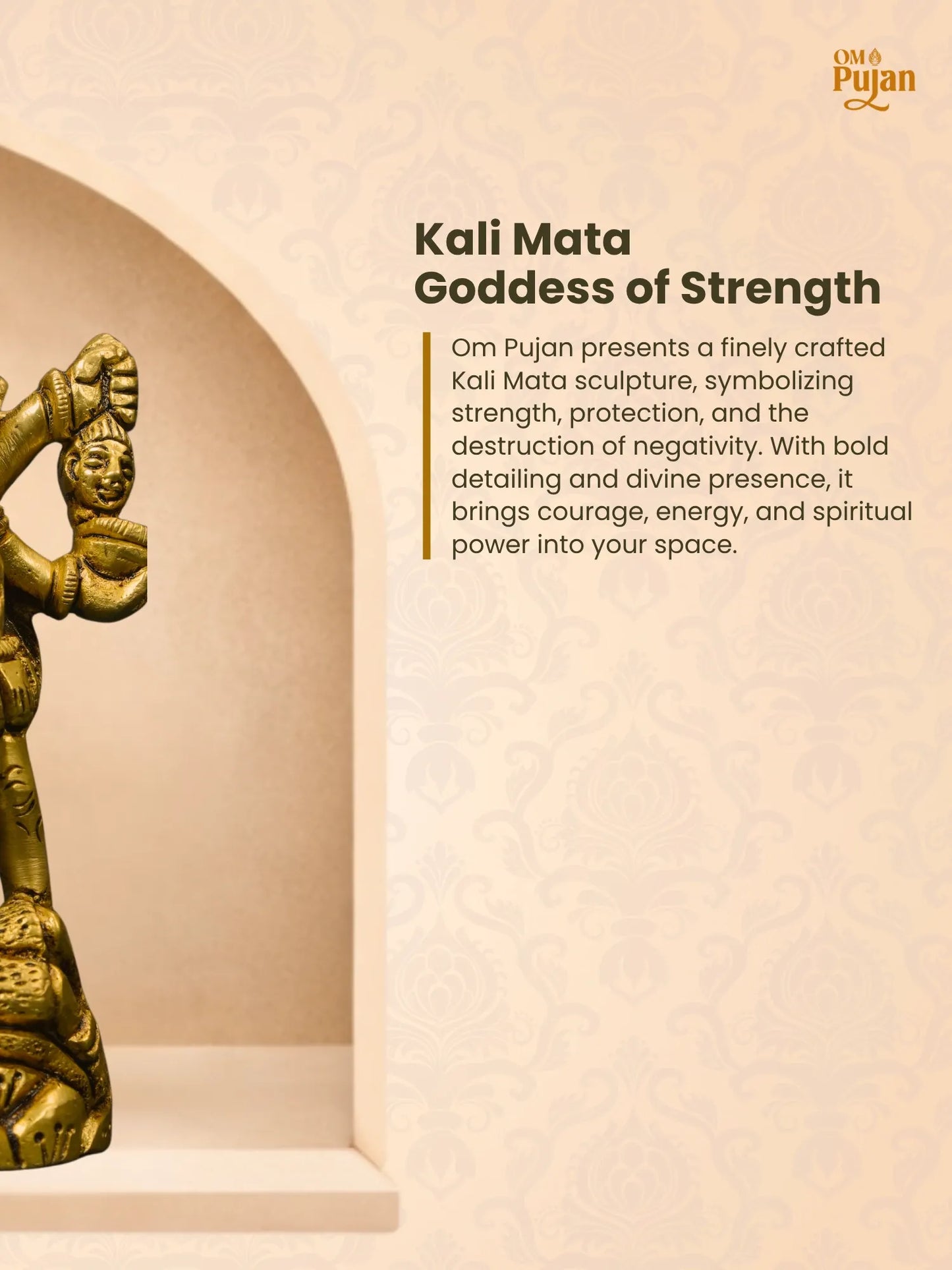 Kali Mata Brass Idol - Classic edition