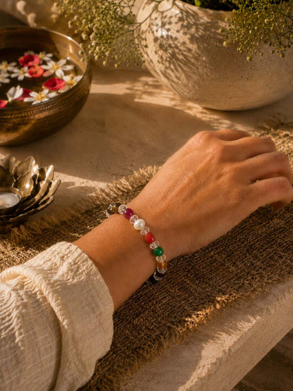 Navratna Crystal Harmony Bracelet