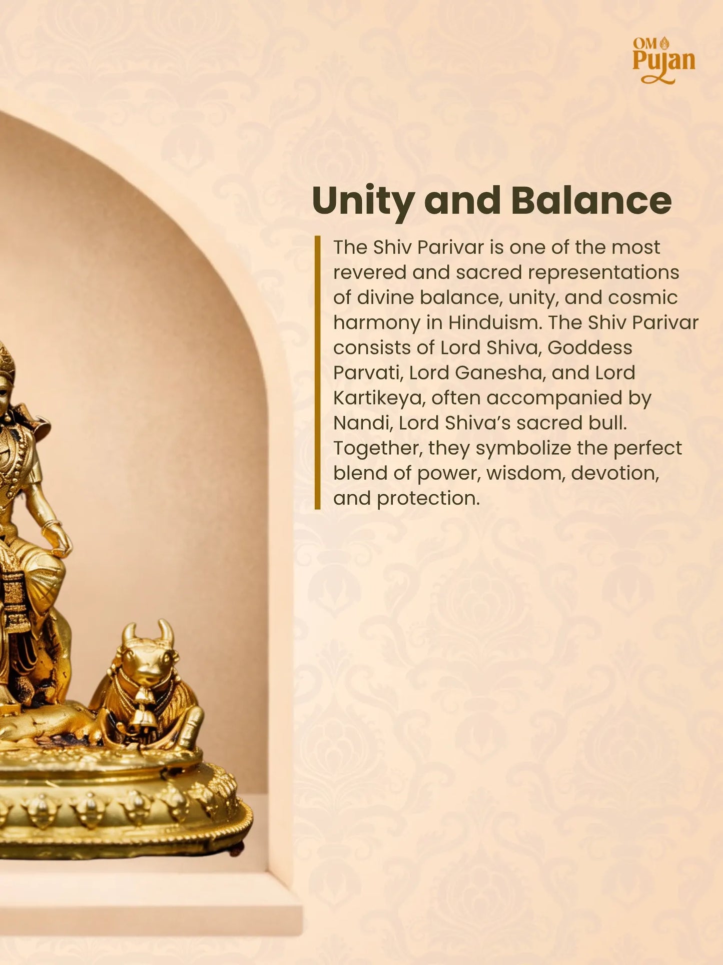 Antique Brass Shiv Parivar – Signature Edition