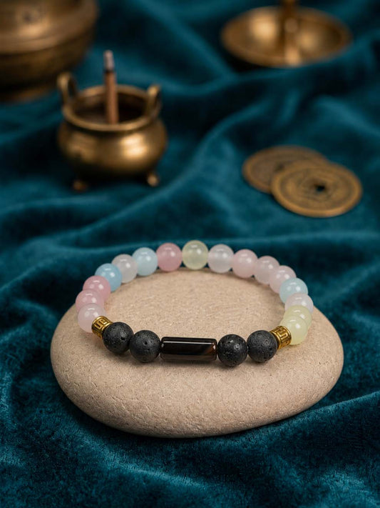 Pastel Harmony Lava Bracelet