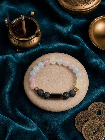 Pastel Harmony Lava Bracelet