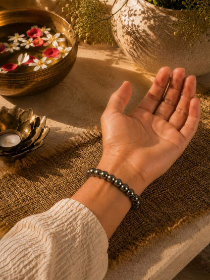 Hematite Strength & Protection Bracelet