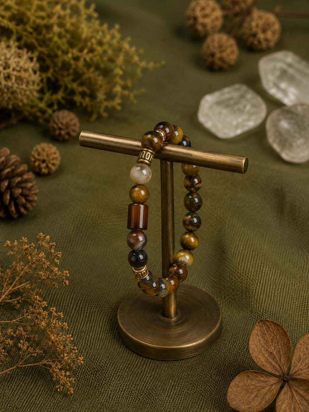 Multi Tiger Eye Strength Bracelet