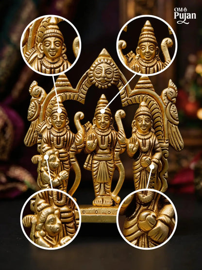 Ram Darbar Brass Idol - Classic edition