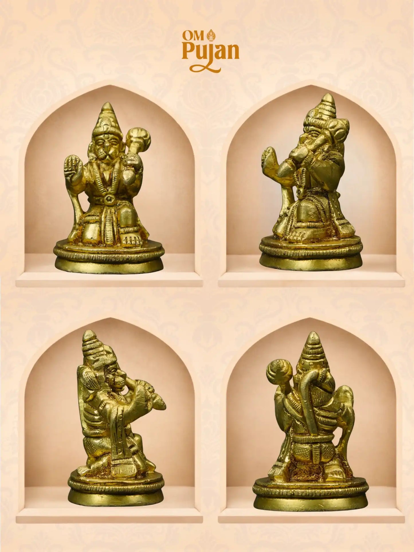 Shree Hanuman Ji Brass Idol - Classic Edition