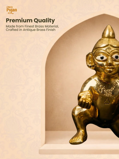 Brass Laddu Gopal Murti